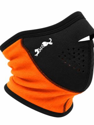 67-01-orange Поларена маска за лице BARS, Wind Stopper мембрана 67-01