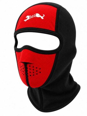 67-04-black-red Поларена маска за глава BARS, Wind Stopper мембрана - 67-04